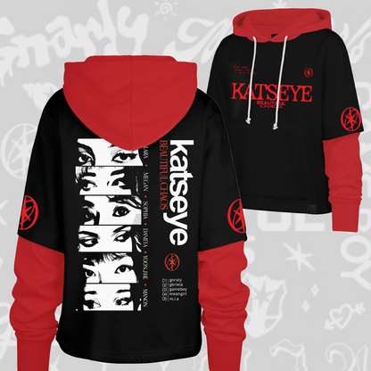 Katseye Beautiful Chaos Eye To Eye Shortstop Hoodie Gift For Lovers