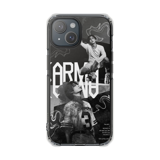 WAVESTEEᵀᴹ Black & White Artistic iPhone Case – KARMA Design