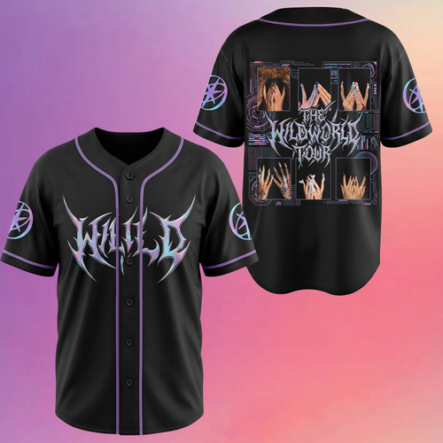 Rebellious Wild K.A.T.S.E.Y.E. Kpop Global Girl Group Wild World  Baseball Jersey For E.y.e.k.o.n.s