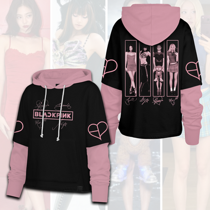 Blackpink Comeback New Album Streetwear Shortstop Hoodie For Fans