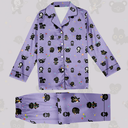 BT21 Midnight Party BTS Hooligan Pajama Set Gift For Fans