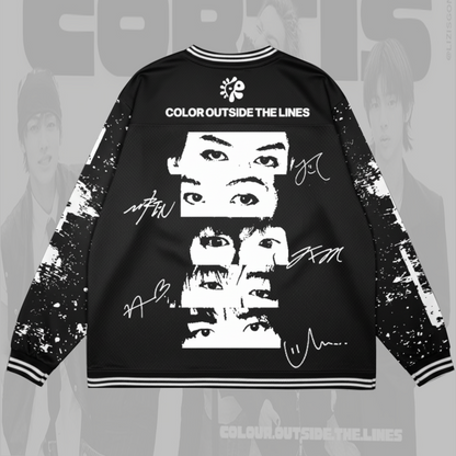 Color Outside the Lines Album Cortis Mesh Splicing Long Sleeved Gifts