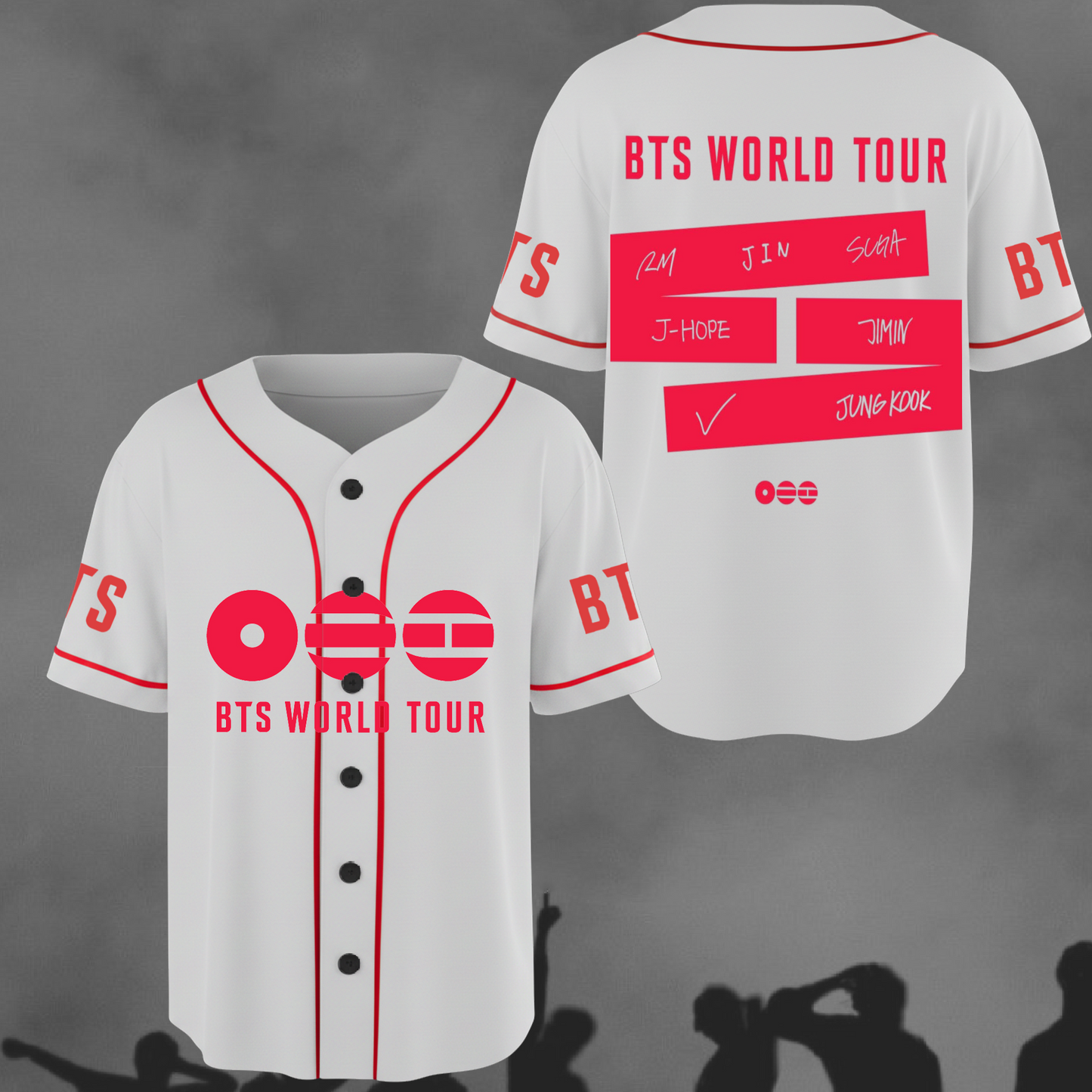 Historic BTS Comeback Concert World Tour Baseball Jersey