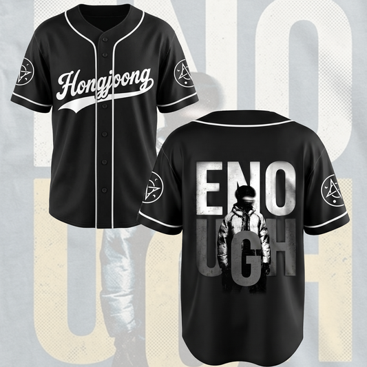 Vintage ATEEZ Hongjoong Enough Baseballtrikot Geschenk für Fans