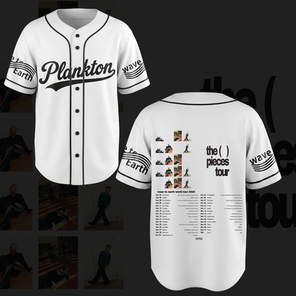 Wave to Earth  The Pieces Tour  Baseball Jersey Gift For Fans