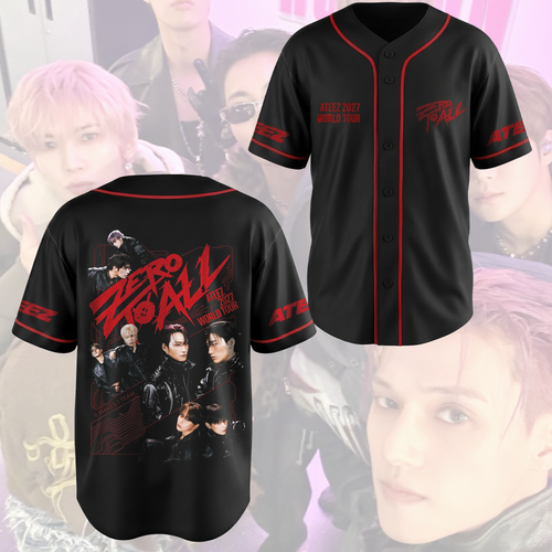 Ateez Golden Hour Teil 5 Albumkonzept Konzert Baseballtrikot Fan-Edition