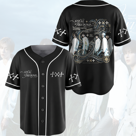 TXT Steal The Wind Tomorrow X Together Baseball-Trikot Geschenk für Fans