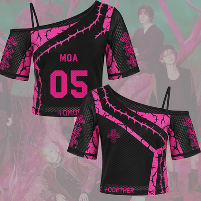 TXT 8th Album Thorn Style Off Shoulder Mesh Gift For Fans