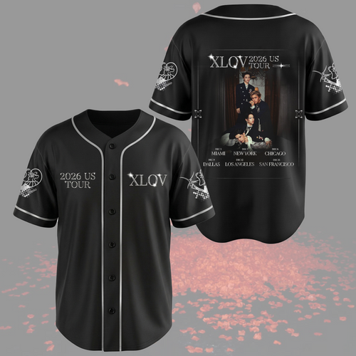 XLov 2026 US Tour Baseball Jersey Concert Outfit Gift For EVOL
