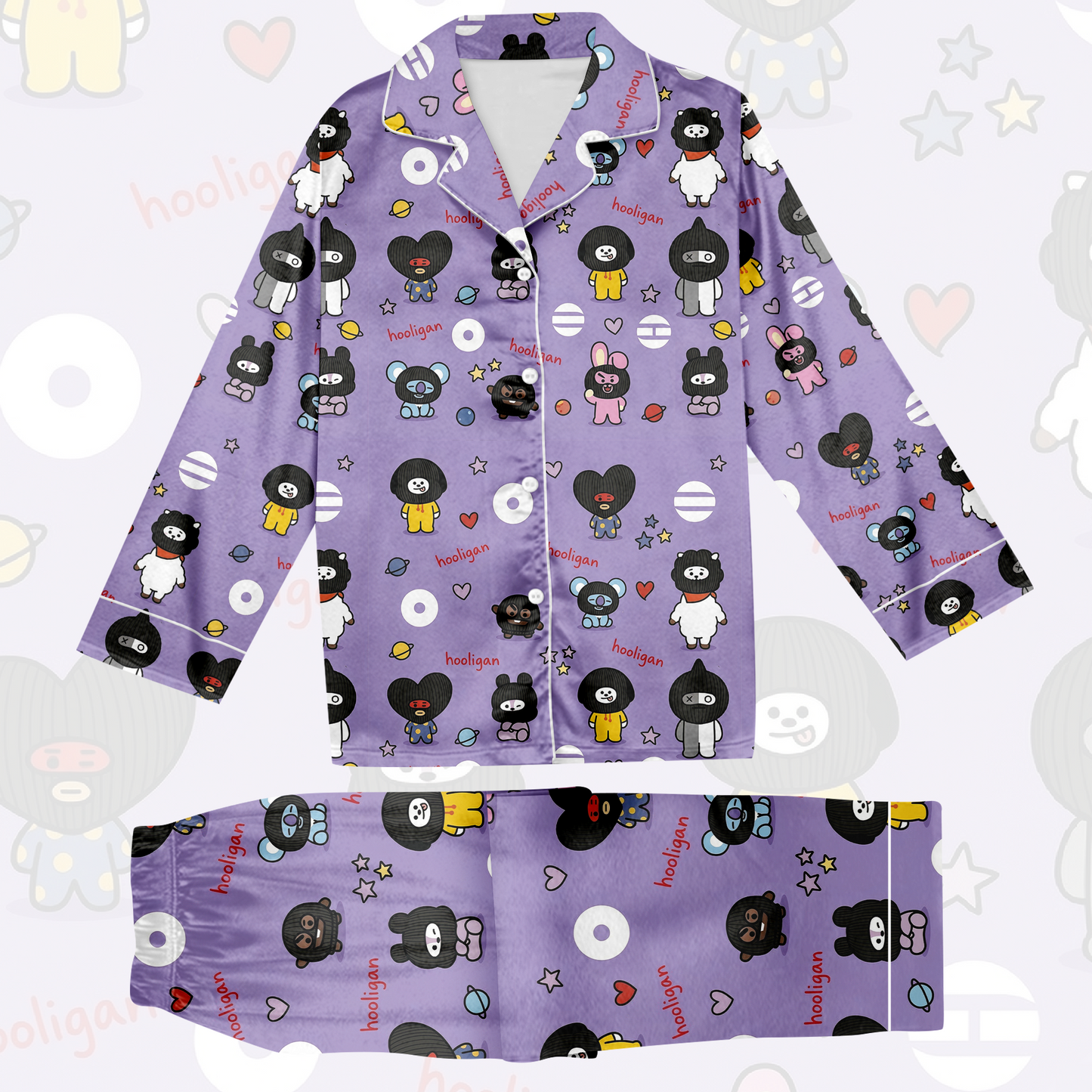 BTS Hooligan Pajama Set Gift For Fans