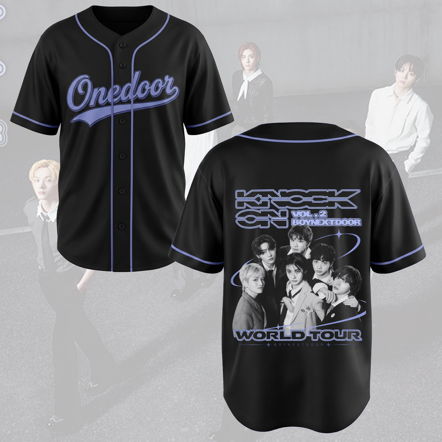 BoyNextDoor Kock On Vol 2 World Tour Baseball Jersey Concert Outfit Gift For Fans