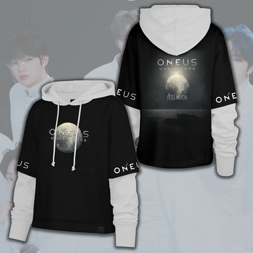 Oneus Full Moon World Tour Shortstop Hoodie Comeback Gift For Fans