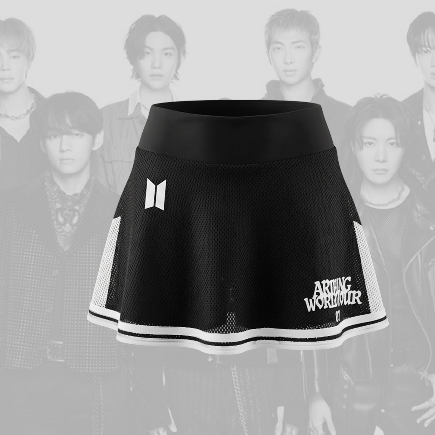 Bangtan Mature Girl Arirang World Tour Off Shoulder Mesh Gift For Army