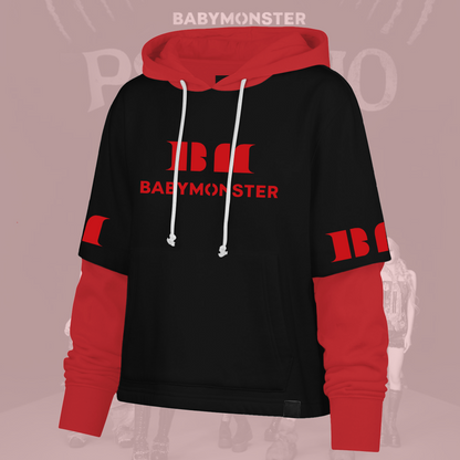 Babymonster Psycho Members Signature Shortstop Hoodie Gift For Lovers