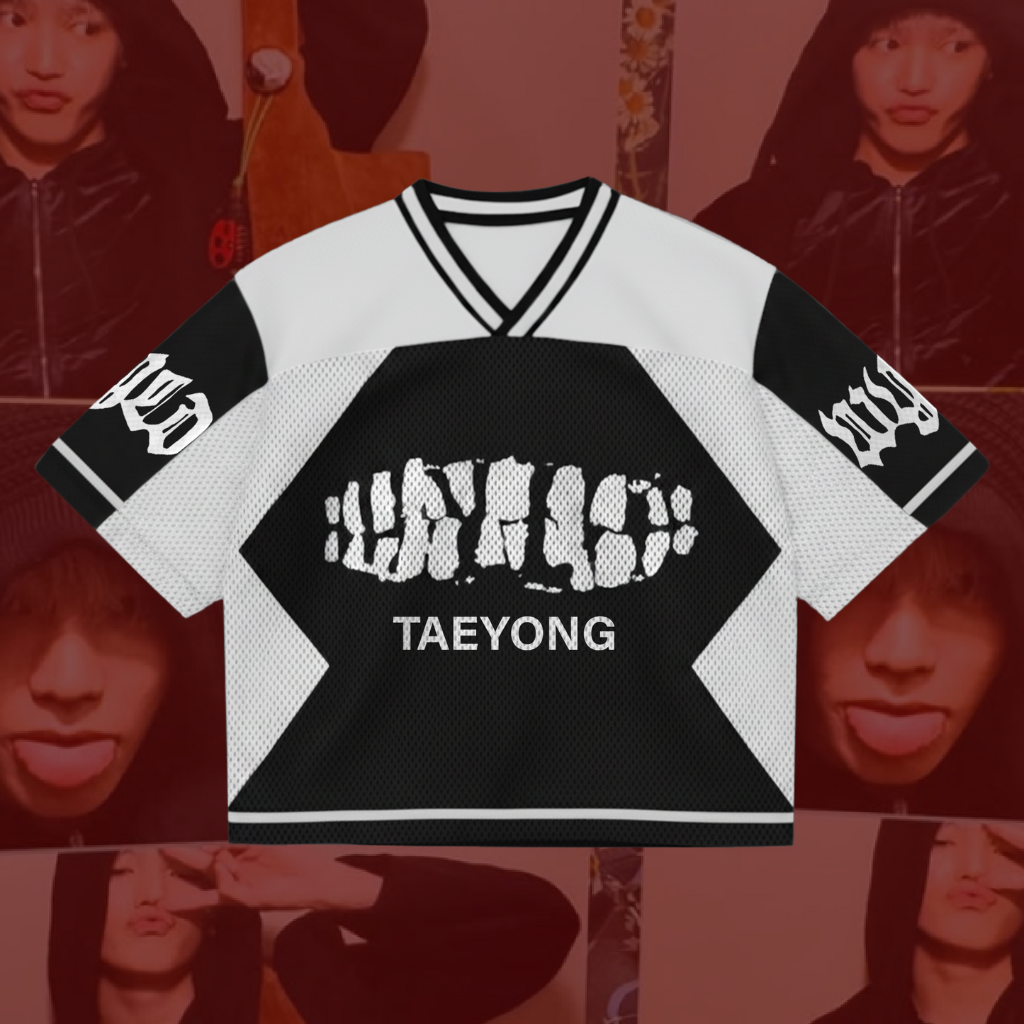 Taeyong WYLD The 1st Album Mixed Mesh Jersey Gift for Fans