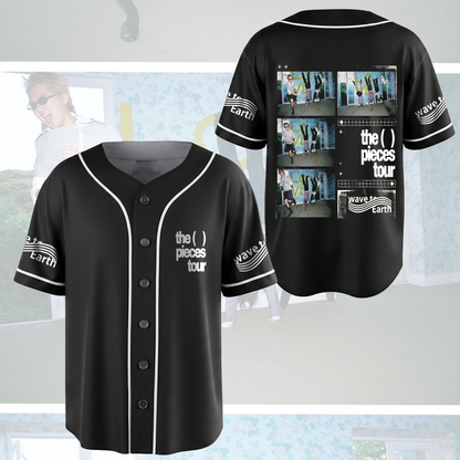 Retro Wave to Earth The Pieces Tour Baseball Jersey Bad Piece Album Fan Gifts