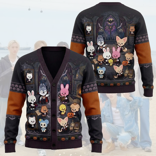 Stray Kids SKZOO Autumn Season Cardigan for STAY