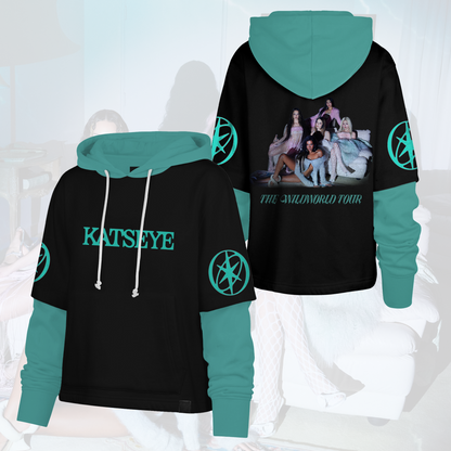 Katseye The Wildworld Tour Shortstop Hoodie Gift For Eyekons