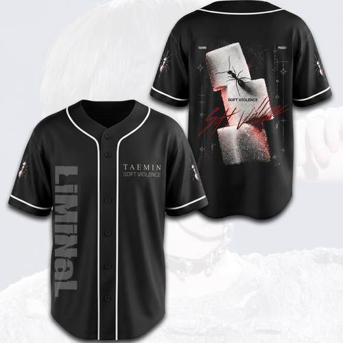 Shinee Taemin LiminaL Soft Violence Baseball Jersey Gift For Fans