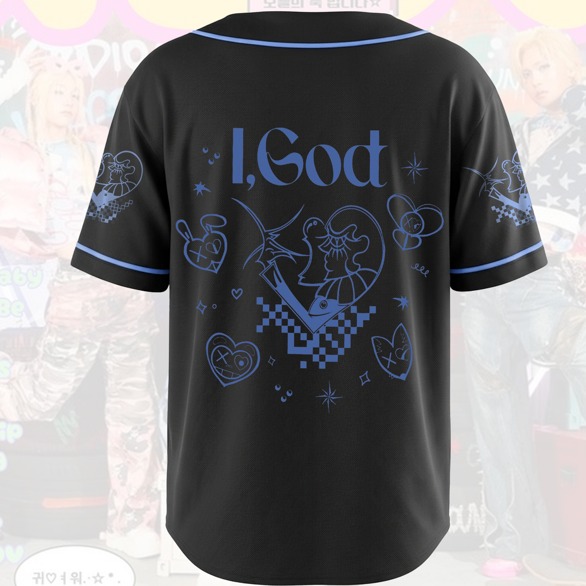 XLov I God Tour Baseball Jersey Streetwear Concert Outfit Gift For Fans