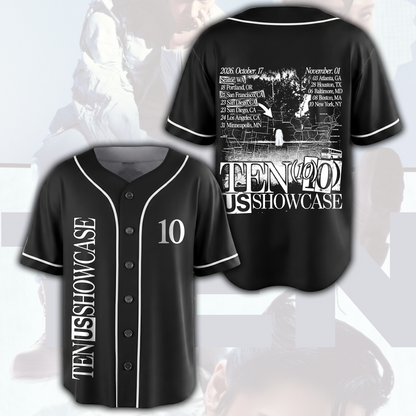 Inaugural TEN 10 US Showcase TourBaseball Jersey Gift For Fans