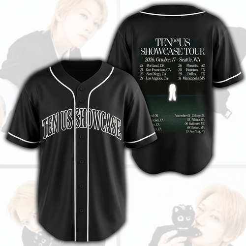Commemorative TEN 10 US Showcase Tour Jersey Top Fan Gifts
