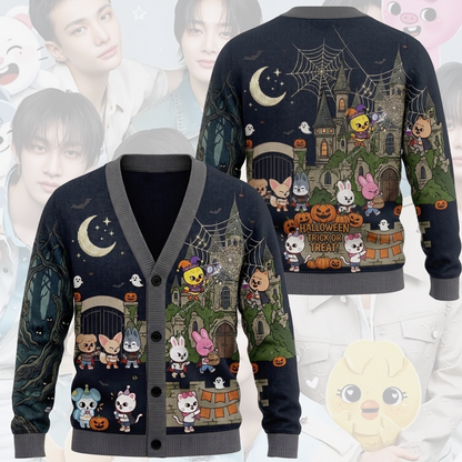 Midnight Gothic SKZOO Halloween Cardigan Gift For Fans