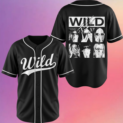 Dramatic Wild World 2026 K.A.T.S.E.Y.E. Club Kpop Global Girl Group Baseball Jersey For E.Y.E.K.O.N.S.