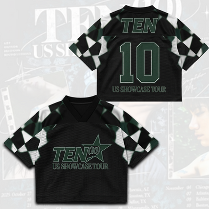 Ten 10 Us Showcase Tour Mixed Mesh Jersey Gift For Fans