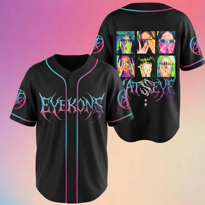 Feral The Wildworld Tour Katseye Y2K Pink Pop Baseballtrikot Geschenk für Fans