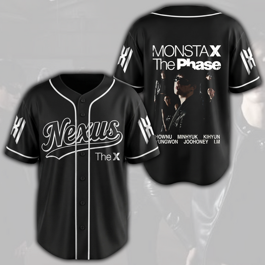 Cinematic Monsta X The Phase Nexus Baseballtrikot Fan-Edition