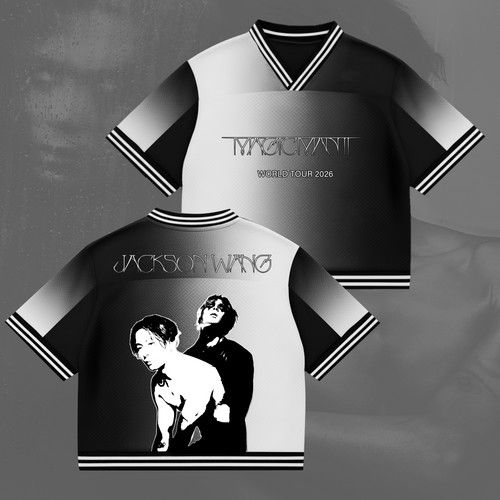 GOT7 Jackson Wang Magic Man 2 World Tour 2026 Mixed Mesh Jersey