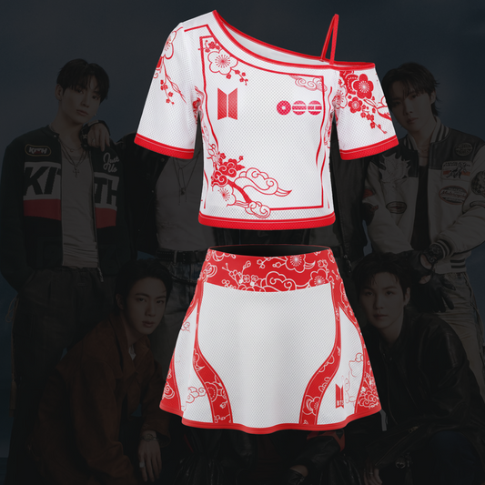 Arirang Blossom Tour BTS Off Shoulder Mesh Gift For Army