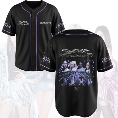 Bright aespa SYNK COMPLEXITY Black Jersey Lemonade Gift for Fan