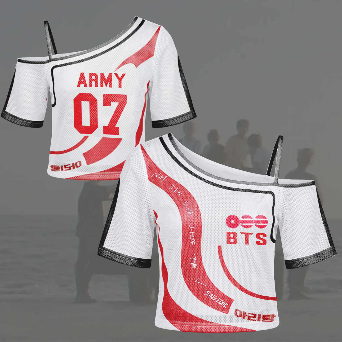 The Belle of Bangtan Arirang World Tour Off Shoulder Mesh