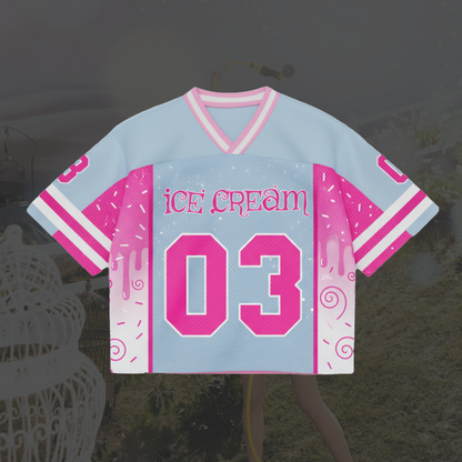 Yuna ITZY Ice Cream Album Mixed Mesh Jersey