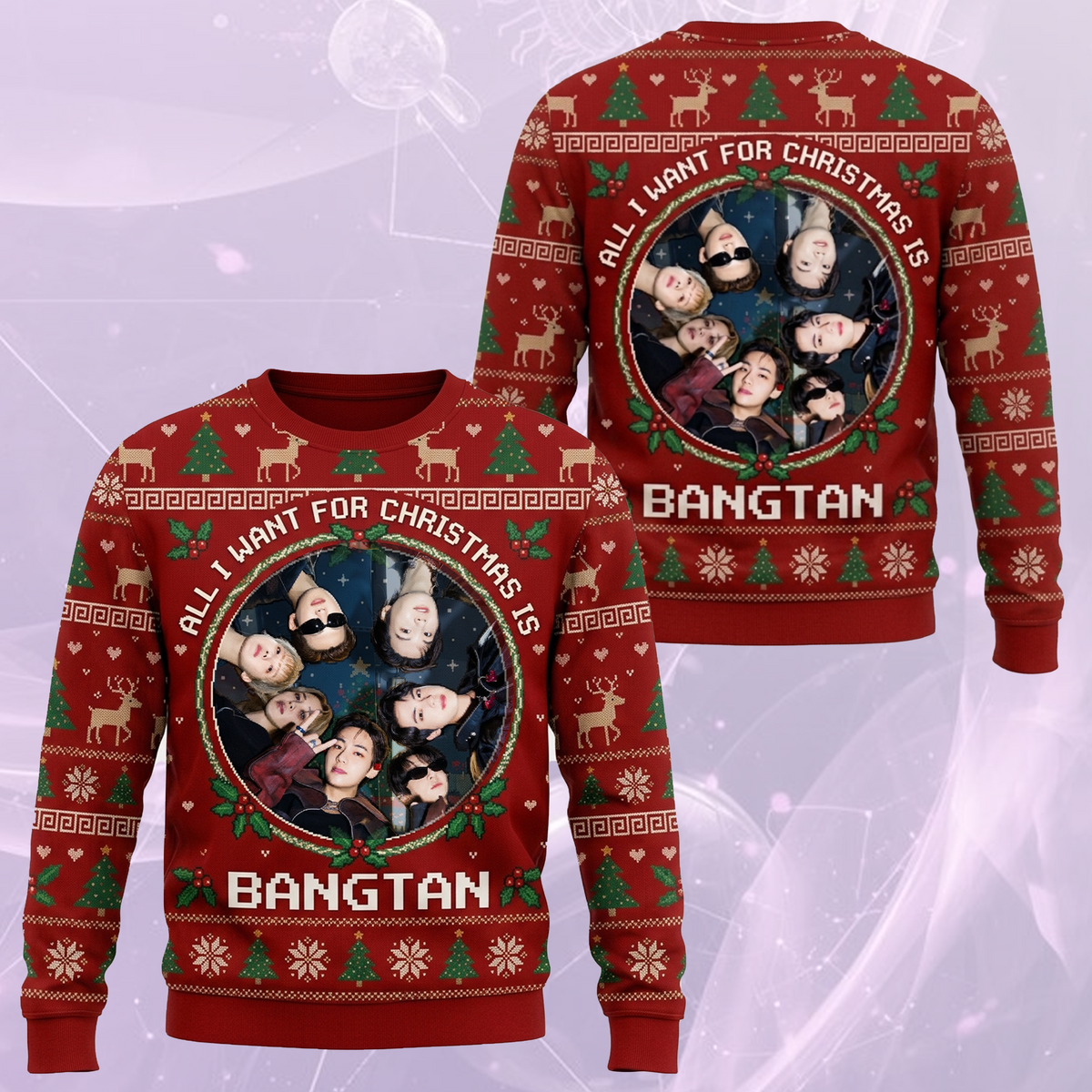 Alles, was ich mir zu Weihnachten wünsche, ist ein hässlicher BTS-Weihnachtspullover