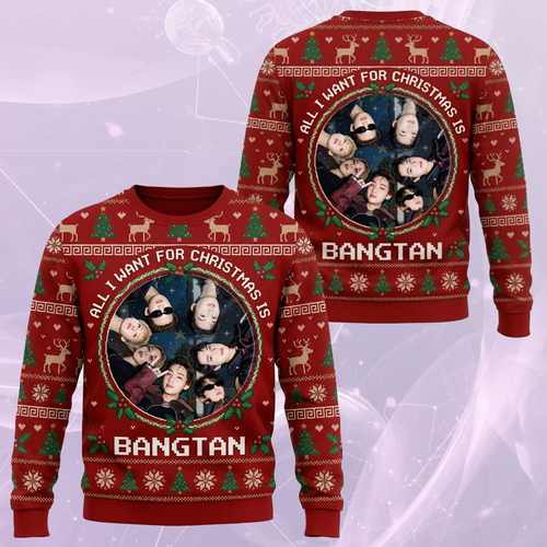 Alles, was ich mir zu Weihnachten wünsche, ist ein hässlicher BTS-Weihnachtspullover