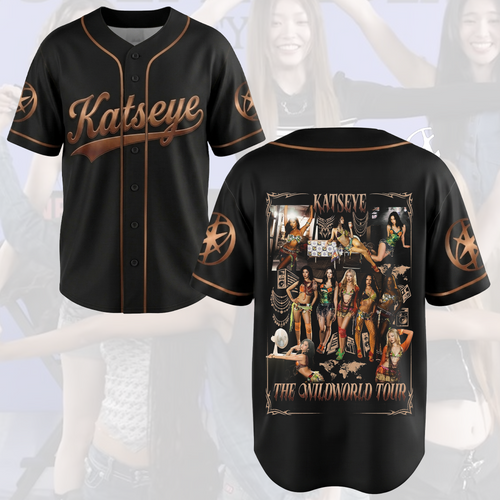 Captivating KATSEYE The Wildworld Tour Jersey Kpop Gift for Fans