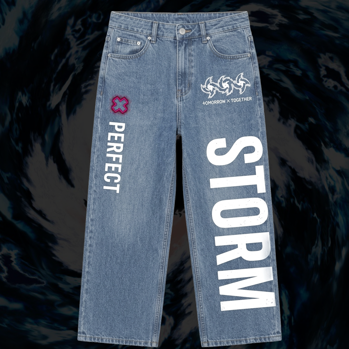 TXT Perfect Storm Mini Album Come Back Denim Jacket Concert Outfit Gift For Moa
