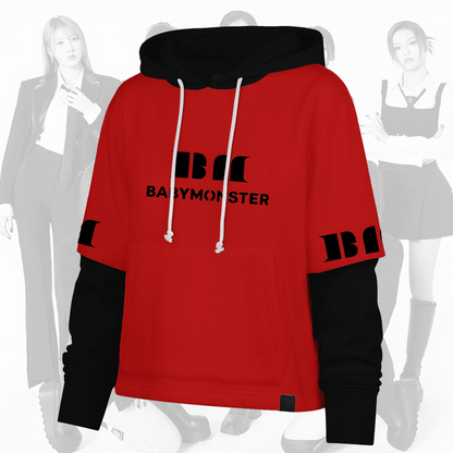 Cute Babymonster  Eye To Eye Shortstop Hoodie Gift For Fans