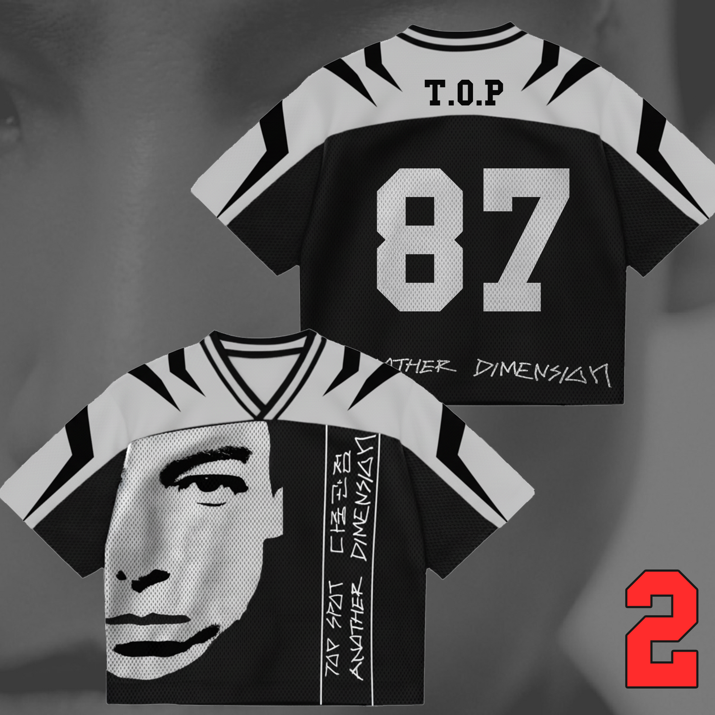 T.O.P 2026 New Album Another Dimension Mixed Mesh Jersey
