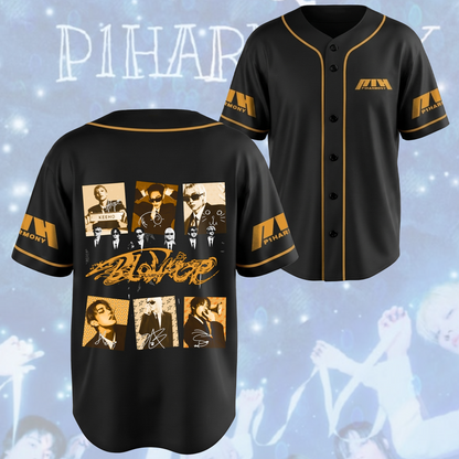 P1Harmony 9. Album Einzigartige Baseballtrikot-Geschenke