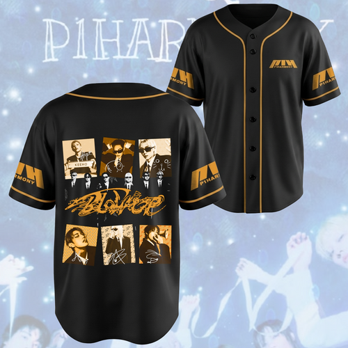 P1Harmony 9. Album Einzigartige Baseballtrikot-Geschenke