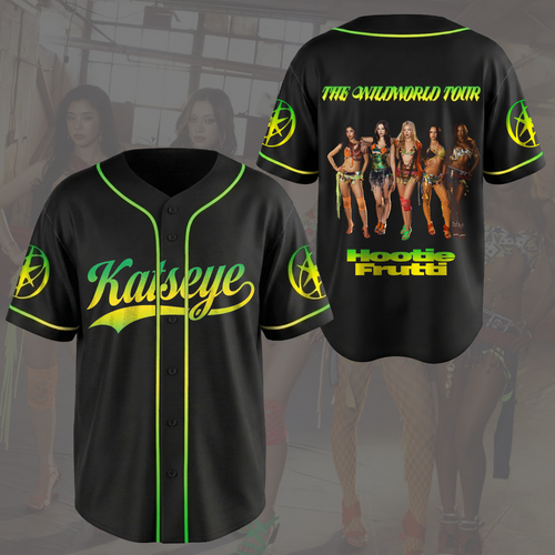 Hootie Frutti Katseye The WildWorld Tour Baseball Jersey Fan Gifts