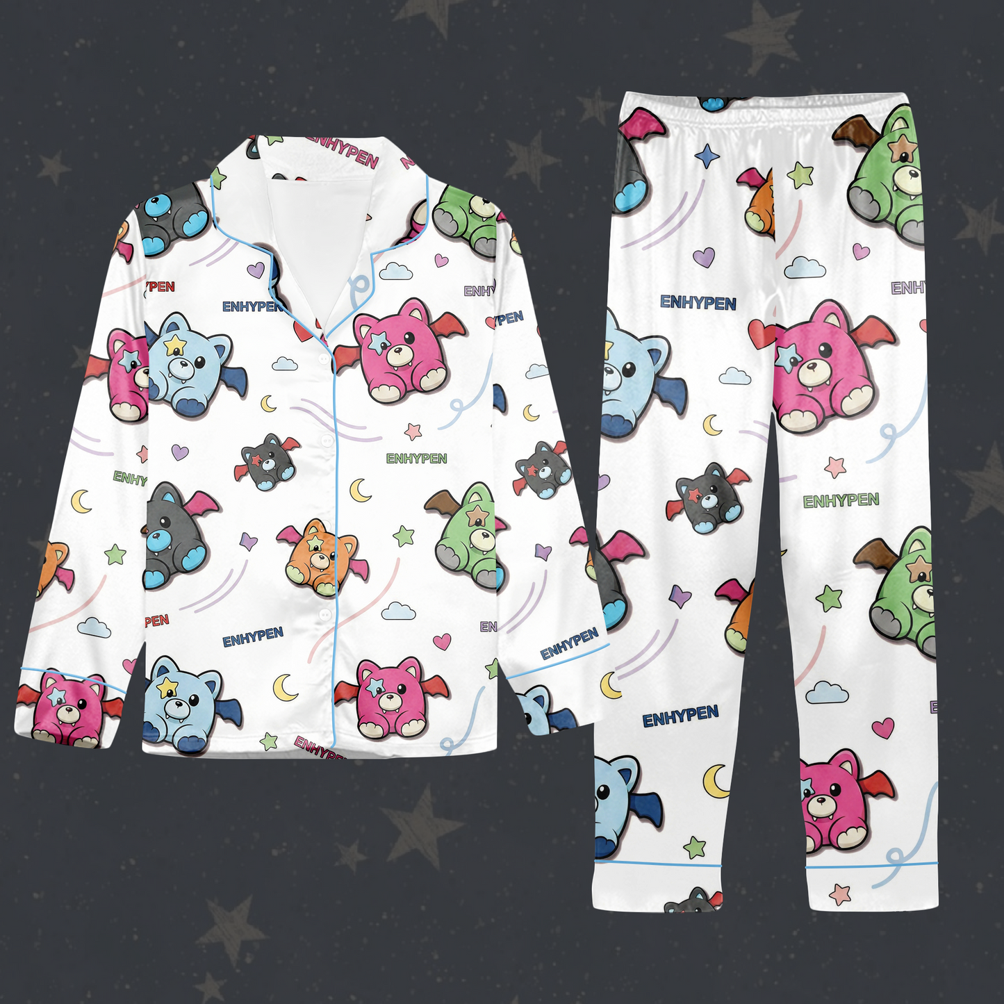 Charming Enhypen Vamp Voice Pajama Set Gift For Fans