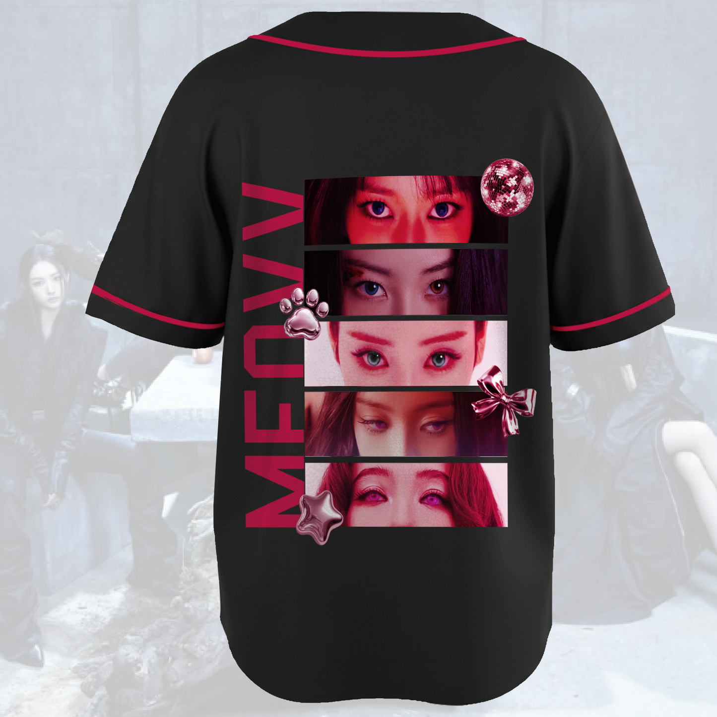 Eye To Eye Meovv Bite Now ALbum Concert Baseball Jersey