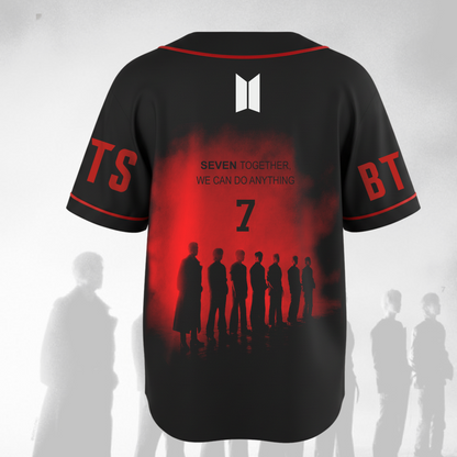 OT7 Seven Together Arirang Can Do Anything Baseball Jersey Gifts