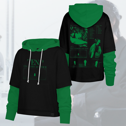 Traumhafter Choom Tour Babymonster Moon Dark Aesthetic Shortstop Kapuzenpullover Halloween-Geschenk für Fans