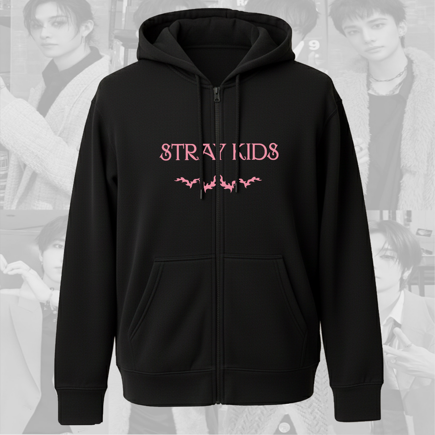 Just Do Whatever You Wanna Do Stray Kids Zip Hoodie